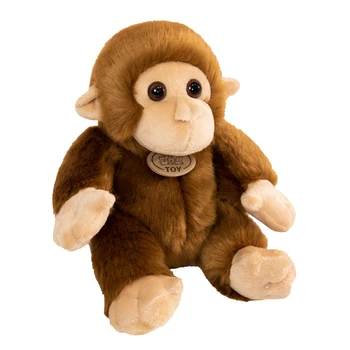 Ustvarjalne 17/30 cm Simulacije Opica Lutka Smešno Plišastih Igrač Mehko Veren Divje Živali Pomiritev Lutka Darilo za Rojstni dan