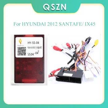 16 koda PIN android Canbus polje, NN-SS-04 Adapter Za HYUNDAI 2012 SANTAFE/ IX45 Wirng Pas, Kabel avtoradio DVD