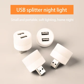 LED Luč Prenosna Lučka Mini Žarnica 5V USB za Polnjenje Moč, Knjige, Branje Svetlobe Študent Študija namizne Svetilke Za Kampiranje na Prostem