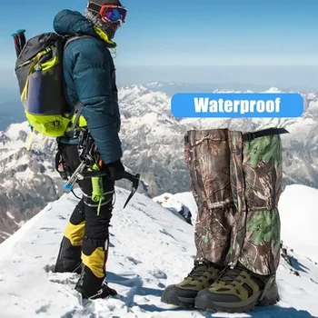 Sneg Lov Boot Trak Gamaše Zapiralo, ki ga Plezanje 1 Nastavljiv Vodo-odpornih Varovala Noge Design Za Par Dihanje