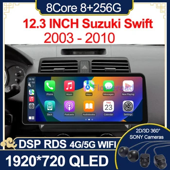 BT50 DSP RDS za Suzuki Swift 3 2003 - 2010 Android 13 256G WIFI 4G Avto Radio Večpredstavnostna Video Predvajalnik Navigacija Carplay auto