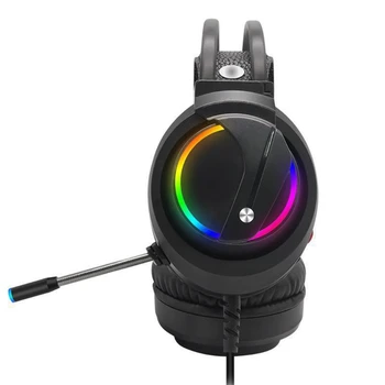 RGB Gaming Slušalke Slušalke Surround Slušalke 3.5 mm Visoke Kakovosti Dropship