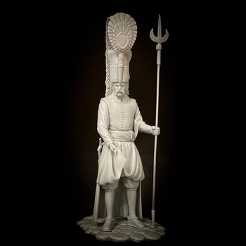 Smole vojak 1/24 stari bojevnik nosi enotno obleko, s sekiro stojalo Model Unassambled Unpainted Slika Stavba Kit