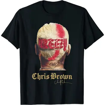 Novo Redkih Chris Brown s lepršav Album Bombaž Črna S-4XL T-Shirt H294