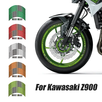ZA Kawasaki Z900 12 Kos Vsa Leta, motorno kolo, Inner Wheel Rim Središče Nepremočljiva Odsevne Nalepke, Nalepke za Dekoracijo Dodatki