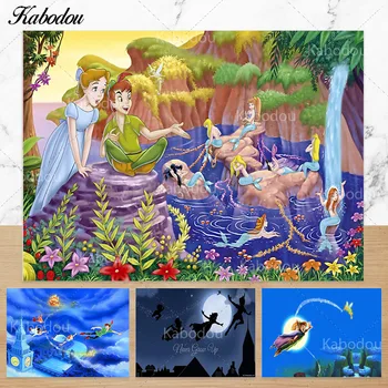 Peter Pan Foto Ozadje Disney Risanke Otroški Rojstni Dan Baby Tuš Fotografija Ozadje Dekor Rekviziti