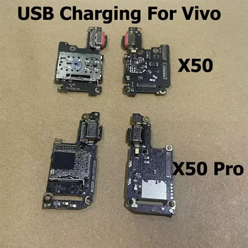Za Vivo X50 Pro USB Odbor Polnilnik za Polnjenje Dock Priključek Flex Kabel