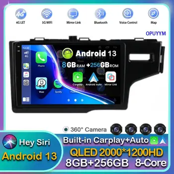 Android 13 Carplay Za Honda Jazz 3 2015 - 2018 2019 2020 Fit 3 GP GK 2013 - 2020 Avto Radio Multimedijski Predvajalnik, Stereo WiFi+4G DPS