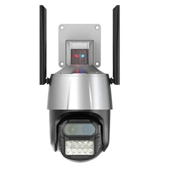 8MP 4K Dvojno Objektiv Wifi Kamera 8X Zoom Varnosti IP Kamera Samodejno Sledenje Avdio Video nadzorna Kamera