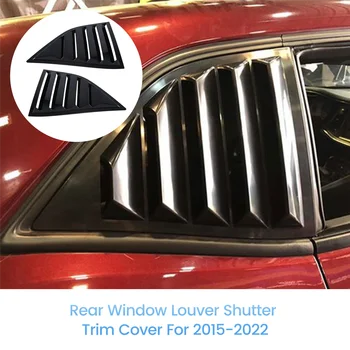 1Pair Avto Zadnje Okno Reže Zaklopa Trim Kritje za Dodge Challenger 2015-2022 Strani Reže Zrak Prezračevalni Zajemalka Odtenek Okrasite