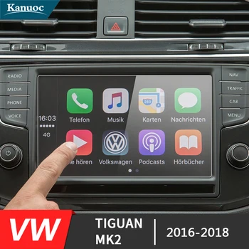 Avto Navigacija Za Volkswagen VW Tiguan MK2 2016 2017 2018 GPS Zaslon Stekla, Jekla Zaščitno folijo Nadzorni LCD Zaslon