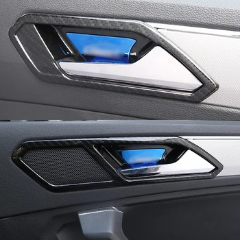 Za VW Volkswagen Tiguan mk2 2017 -2020 ABS Notranja Vrata armrest Ročaj vrat Skledo Plošča Pokrov Trim avto dodatki