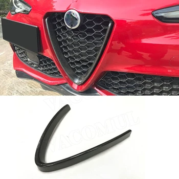 Spredaj Žar Zaščitni Okvir V Slogu Barvah Kritje Trim Dekoracijo za Alfa Romeo Giulia 2016 - 2018 Stelvio 2017-2019