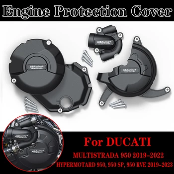 Za motorno kolo DUCATI HYPERMOTARD 950, 950 SP, 950 RVE 2019-2023 MULTISTRADA 950 2019-2022 Motorja zaščitni Pokrov