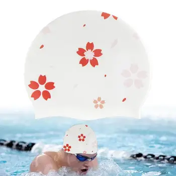 Silikonski Plavanje Caps Debele Silikonske Plavalne Kape 3D Udobno Trajne Ušesa Kopalne Kape Za Kratke/Dolge Lase