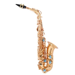 Starway Carving Eb Tipko Medenina Alto Saksofon Glasbeni Instrument Za Študentske In Strokovni Izvajalec