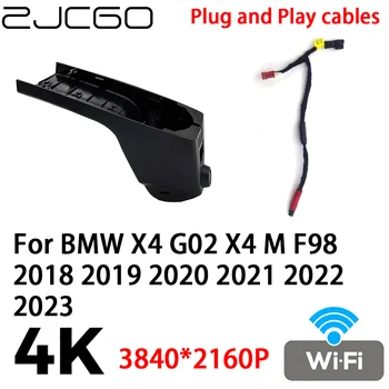 ZJCGO 4K 2160P Avto DVR Dash Cam Fotoaparat, Video Snemalnik Plug and Play za BMW X4 G02 X4 M F98 2018 2019 2020 2021 2022 2023
