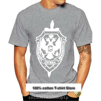 Ropa de hombre, camiseta rusa Original, servicios de seguridad FSB Futbolka Specslujb FSB