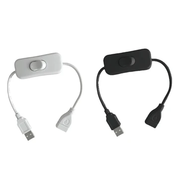 30 CM USB Kabel withSwitch USB2.0 Adapter za Kabel, Moški-Ženski Podaljšanje Linije DropShipping