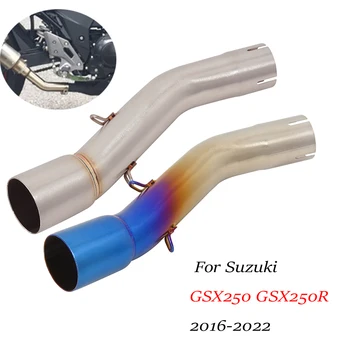 Za Suzuki GSX250 GSX250R 2016-2022 motornega kolesa, Izpušni Sredi Povezavo Cev vezna Cev Zdrsne Na 51mm Srednji del iz Nerjavečega Jekla