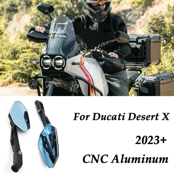 2023 Puščavi X Pribor Ogledala ZA Ducati DesertX Motocikel Strani Ogledala CNCAluminum Zložljiva Ogledala DESERTX Pretvorbo Mirro