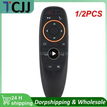 1/2PCS Fly Mouse G10S Glas Daljinski upravljalnik 2.4 G Brezžični Žiroskop IR Učenje za Android TV Box H96 X3