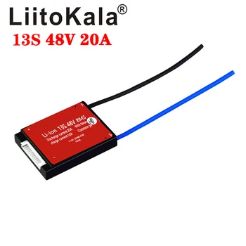 LiitoKala Li-ion 13S 48V 20A 18650 PCM baterije protection board BMS PCM z uravnoteženo lithiumion litijeva baterija modul